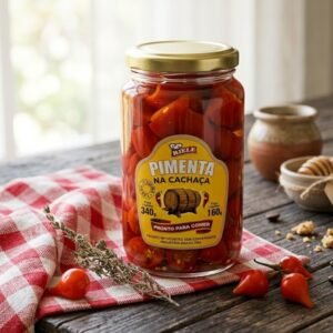 Pimenta na Cachaça Riele (340g Lqd / 160g Dr)