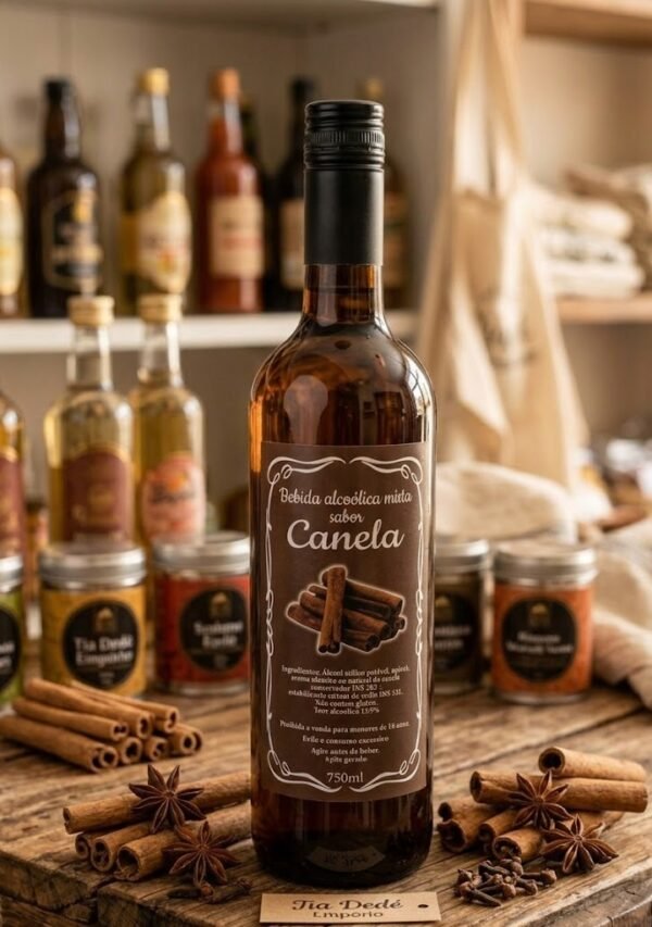 Bebida Alcoólica Mista Sabor Canela 750ml