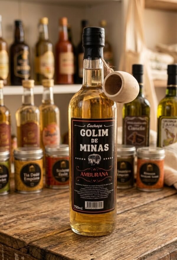Cachaça Golim de Minas Amburana 750ml