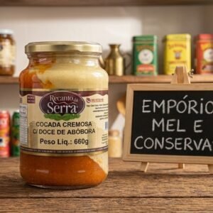 Cocada Cremosa c/ Doce de Abóbora Recanto da Serra 660g