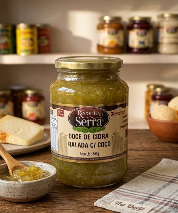 Doce de Cidra Ralada c/ Coco 660g
