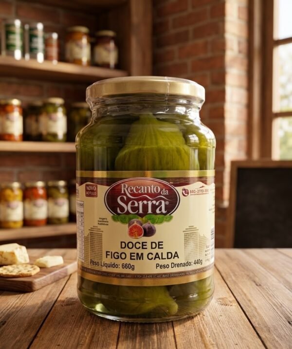 Doce de Figo em Calda Recanto da Serra 660g