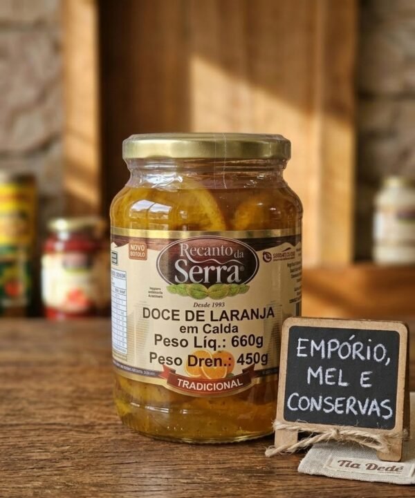 Doce de Laranja em Calda (Fatias) 660g/450g