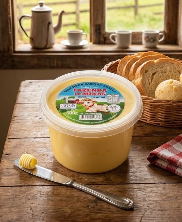 Manteiga Caseira Fazenda de Minas com Sal 500g