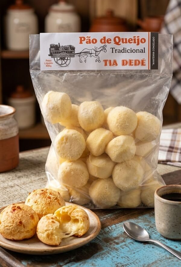 Pão de Queijo Tradicional Tia Dedé 800g