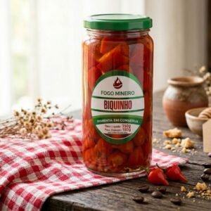Pimenta Biquinho em Conserva Fogo Mineiro (350g Lqd / 180g Dr)