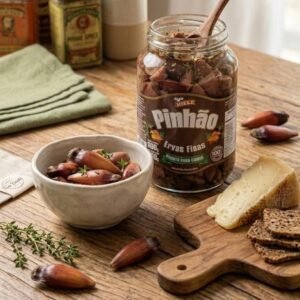 Pinhão em Conserva com Ervas Finas Riele – 600g (360g Drenado)