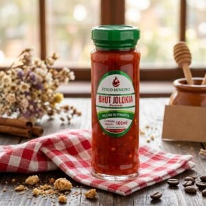 Pimenta Bhut Jolokia Macerada Fogo Mineiro (200g Lqd / 25g Dr)